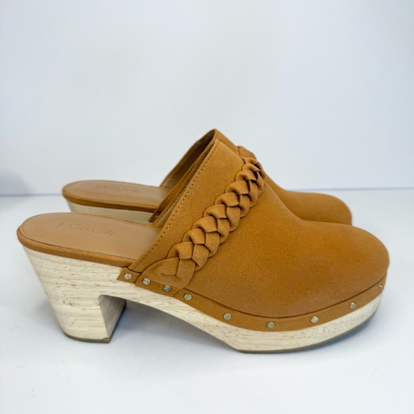 J. Crew Brown Braided Clogs - Picture 1 of 10